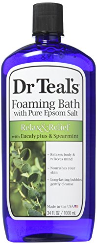 Product Cover Dr Teal's Foaming Bath (Epsom Salt), Eucalyptus Spearmint, 34 Fluid Ounce