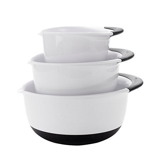Product Cover OXO Good Grips Mixing Bowl Set with Black Handles, 3-Piece