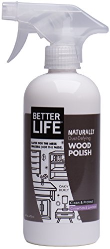 Product Cover Better Life Natural Wood Polish, Cinnamon and Lavender, 16 Ounce, 24195