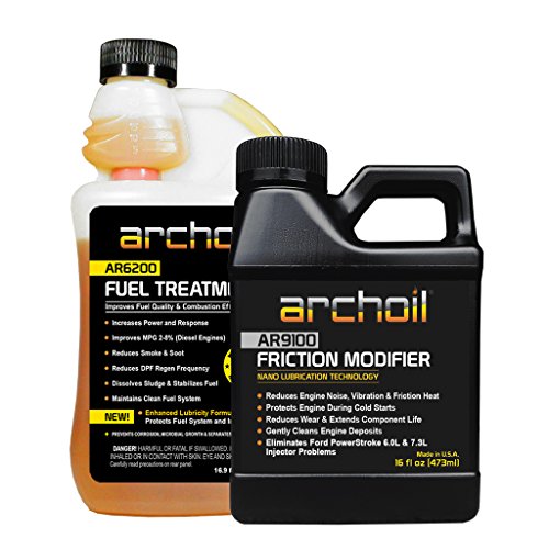 Product Cover Archoil Performance Kit P-1 for All Vehicles - 16oz AR9100 Friction Modifier + 16oz AR6200 Fuel Treatment