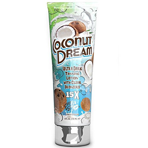 Product Cover Fiesta Sun Coconut Dream Ultra Dark Tanning with Clear Bronzers, 8 oz.