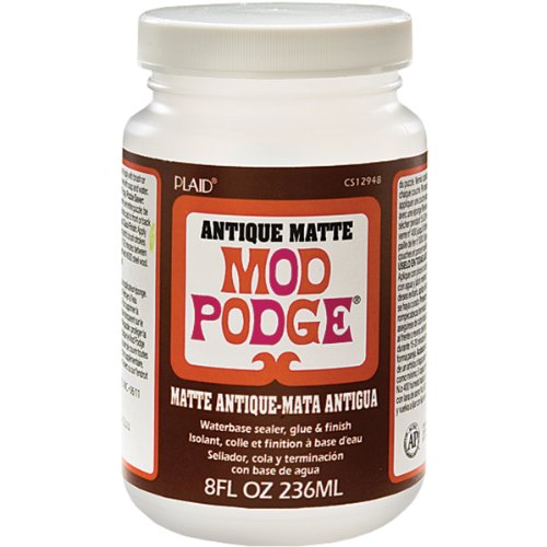 Product Cover Mod Podge Waterbase Sealer, Glue and Finish (8-Ounce), CS12948 Antique Matte