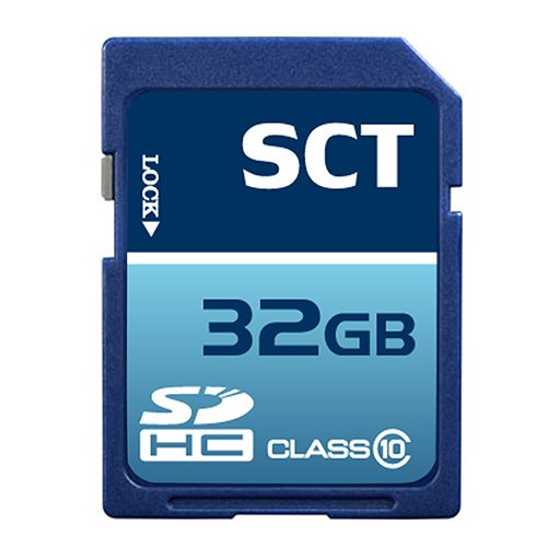Product Cover SCT 32GB SD HC Class 10 Secure Digital Ultimate Extreme Speed SDHC Flash Memory Card 32G 32 GB GIGS (S.F32.RT) - Retail Packagin