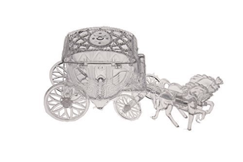 Product Cover 12 Cinderella Coach Wedding Carriage Favor Plastic - Clear