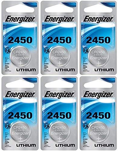 Product Cover Energizer CR2450 Lithium Battery, 3v ECR2450, Qty 6