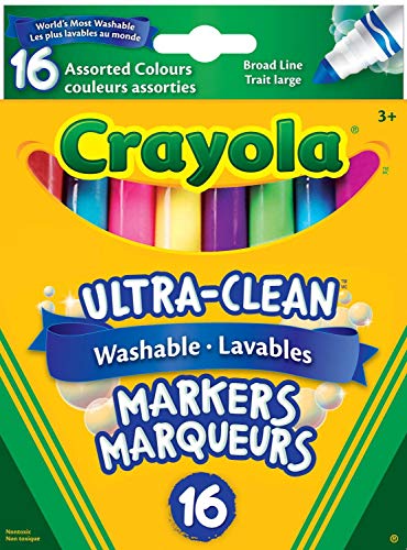 Product Cover Crayola 16 Washable Broad Line Markers, Colossal