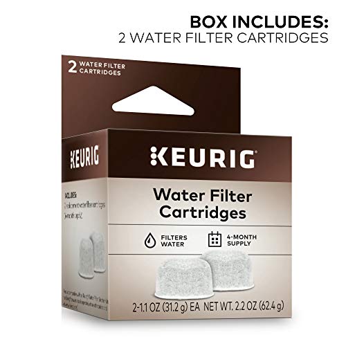 Product Cover Keurig Water Filter Refill Cartridges, Replacement Water Filter Cartridges, Compatible with 2.0 K-Cup Pod Coffee Makers, 2 Count