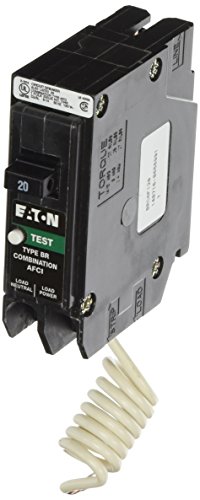 Product Cover Eaton Corporation BRCAF120 Single Pole Type Br 1 Combo Arc Fault Circuit Breaker, 20-Amp