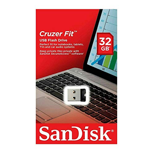 Product Cover SanDisk Cruzer Fit CZ33 32GB USB 2.0 Low-Profile Flash Drive- SDCZ33-032G-B35