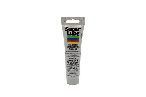 Product Cover Super Lube 92003 Silicone Lubricating Grease with PTFE, 3 oz Tube, Translucent White