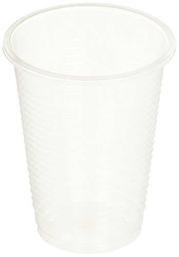 Product Cover 7 Oz. Plastic Clear/Transparent Cups - 200 Count - Bulk Pack (2 Packs of 100)