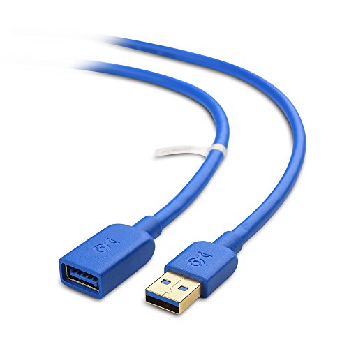 Product Cover Cable Matters USB to USB Extension Cable (USB 3.0 Extension Cable) in Blue 10 Feet for Oculus Rift, HTC Vive, Playstation VR Headset and More