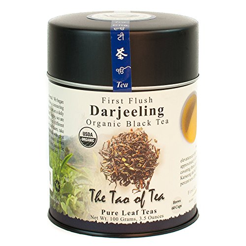 Product Cover The Tao of Tea, First Flush Darjeeling Black Tea, Loose Leaf, 3.5 Ounce Tin