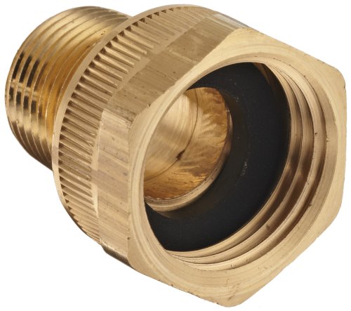 Product Cover Dixon Valve & Coupling Dixon BMA974 Brass Fitting, Adapter, 3/4 GHT Female x 1/2 NPTF Male