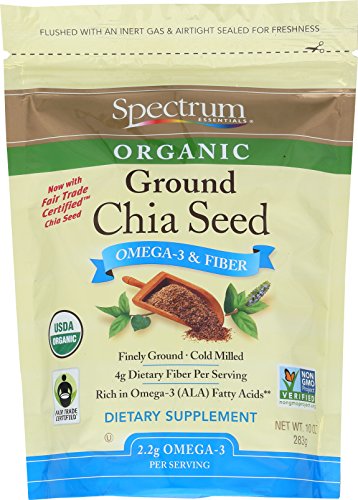 Product Cover Spectrum Essentials Organic Ground Chia Seeds, 10 Ounce