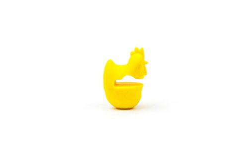 Product Cover Fox Run 6282 Chicken Pot Clip/Spoon Holder, 1 x 1.75 x 2.5 inches, Yellow