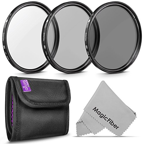 Product Cover 52MM Altura Photo Professional Photography Filter Kit (UV, CPL Polarizer, Neutral Density ND4) for Camera Lens with 52MM Filter Thread + Filter Pouch