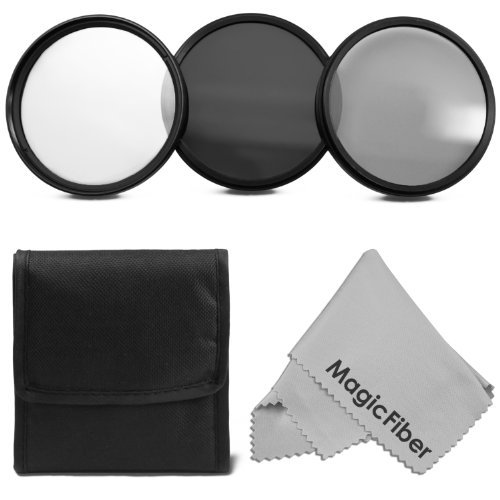 Product Cover 77MM Altura Photo Professional Photography Filter Kit (UV, CPL Polarizer, Neutral Density ND4) for Camera Lens with 77MM Filter Thread and Filter Pouch