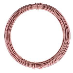 Product Cover Beadsmith Aluminum Craft Wire, 12 Gauge, 39 Feet (Rose Gold)