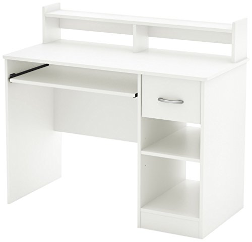 Product Cover South Shore Axess Desk with Keyboard Tray, White