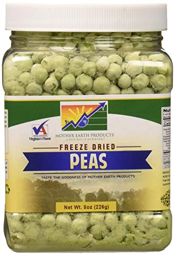 Product Cover Mother Earth Products Freeze Dried Peas, 1 Full Quart