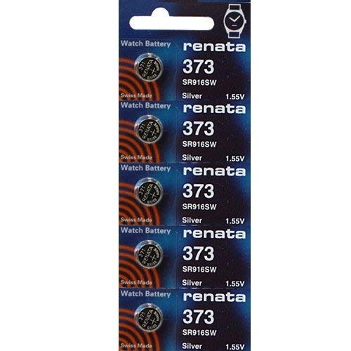 Product Cover 373 Watch battery - Strip of 5 Batteries