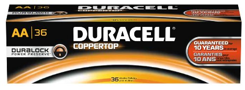 Product Cover Duracell Professional MN15P36 Coppertop AA Batteries (Pack of 36)