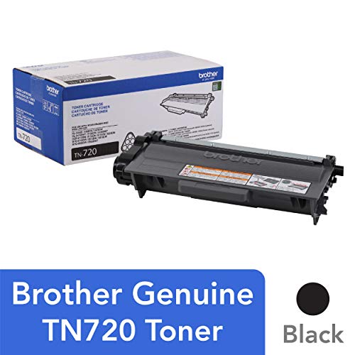 Product Cover Brother Genuine Standard Yield Toner Cartridge, TN720, Replacement Black Toner, Page Yield Up To 3,000 Pages, Amazon Dash Replenishment Cartridge