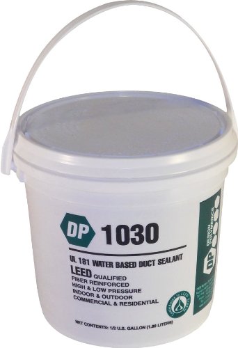 Product Cover Design Polymerics 1030 Water Base Duct Mastic Sealant Pail 0.50-Gallon