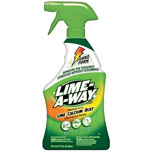Product Cover Lime-A-Way Bathroom Cleaner, 32 fl oz Bottle, Removes Lime Calcium Rust
