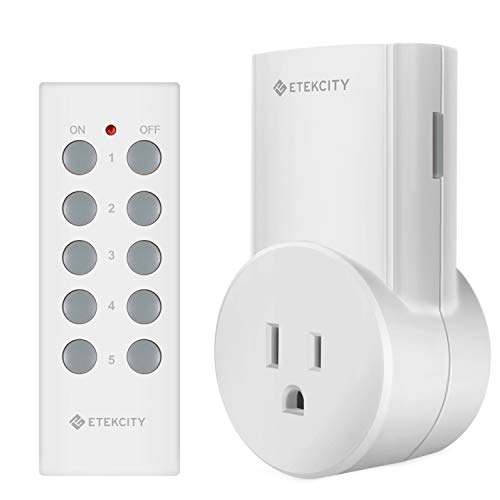 Product Cover Etekcity® Wireless Controlled Electrical Switch Socket Outlet with Remote (Battery Included)