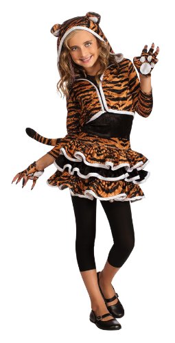 Product Cover Drama Queens Tigress Hoodie Costume, Large