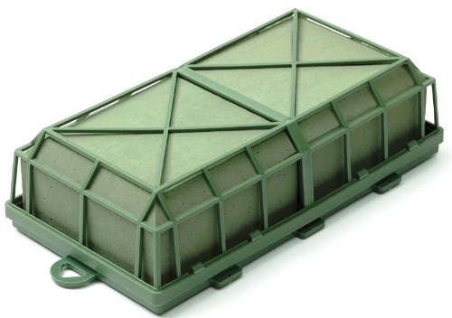 Product Cover Floral Foam Cage Jumbo - Case of 4 Cages - Green, 13-7/8