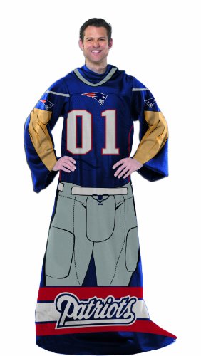 Product Cover The Northwest Company NFL New England Patriots Full Body Player Comfy Throw