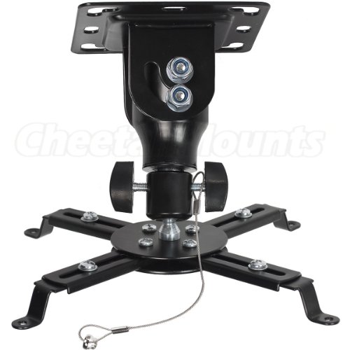 Product Cover Cheetah Mounts APMEB Universal Projector Ceiling Mount Includes a 27