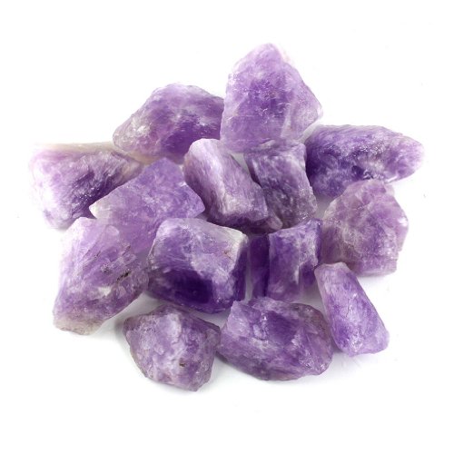 Product Cover Crystal Allies Materials: 1lb Bulk Rough Amethyst Quartz Stones from Madagascar - Large 1