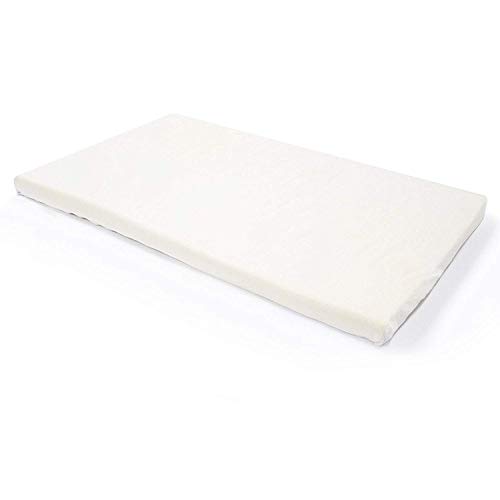 Product Cover Milliard 2-Inch Ventilated Memory Foam Crib/Toddler Bed Mattress Topper with Removable Waterproof 65-Percent Cotton Non-Slip Cover