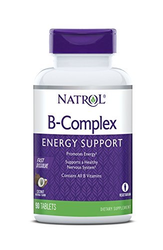 Product Cover Natrol B-Complex Fast Dissolve Tablets, Coconut flavor, 90 Count