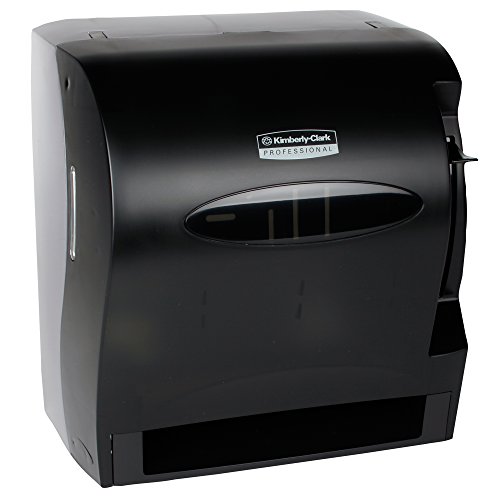 Product Cover Kimberly-Clark Professional Levermatic Roll Paper Towels Dispenser (09765), Manual, Smoke (Black)