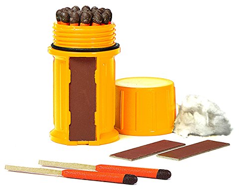 Product Cover UCO Stormproof Match Kit with Waterproof Case, 25 Stormproof Matches and 3 Strikers