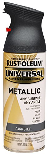 Product Cover Rust-Oleum, Metallic Dark Steel 262662 Universal All Surface Spray Paint, 11 oz