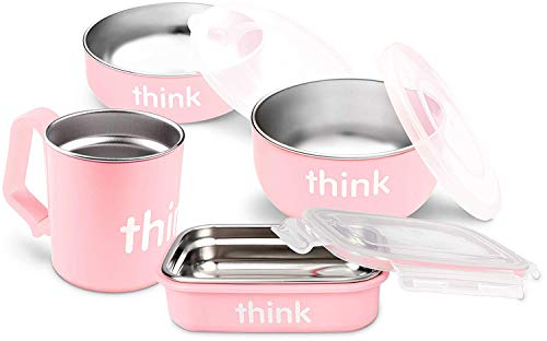 Product Cover Thinkbaby Complete BPA Free Feeding Set (Pink)