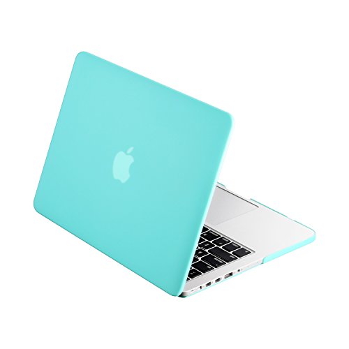 Product Cover TopCase Turquoise Rubberized Hard Case Cover for Apple MacBook Pro 13.3