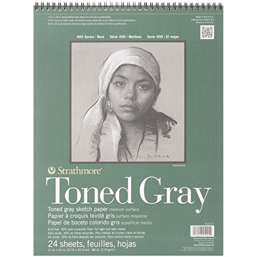 Product Cover Strathmore 412-111 400 Series Toned Gray Sketch Pad, 11