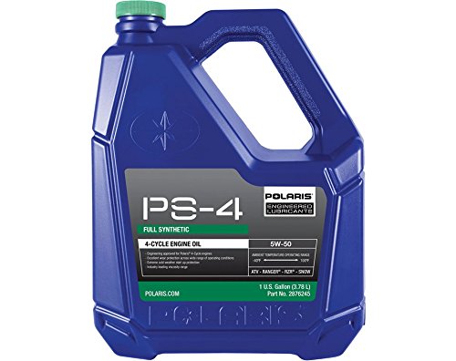 Product Cover Genuine Polaris PS-4 Full Synthetic Oil 5W-50-1 GALLON - 2876245