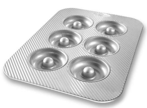 Product Cover USA Pans 1260DN 6-Well Donut Pan, Silver