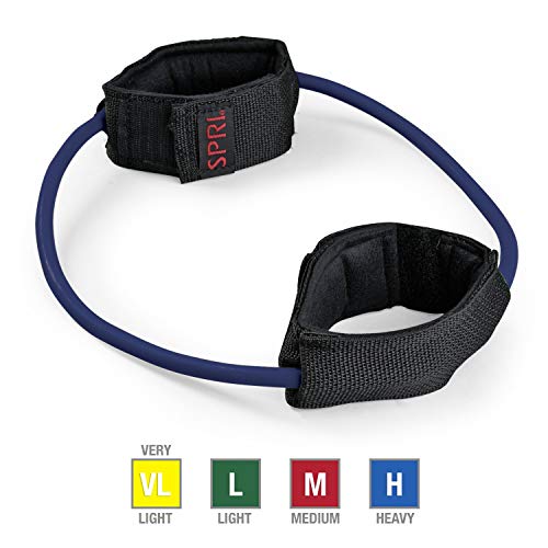 Product Cover SPRI Xercuff Leg Resistance Band Exercise Cord with Non-Slip Padded Ankle Cuffs (All Bands Sold Separately)