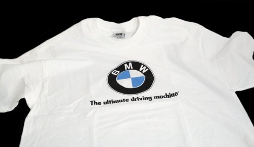 Product Cover BMW Lifestyle Short Sleeve T-shirt with BMW Logo and Slogan (XL)