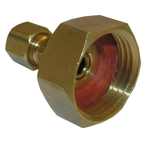 Product Cover LASCO 17-8381 3/4-Inch Female Garden Hose by 1/4-Inch Compression Brass Adapter