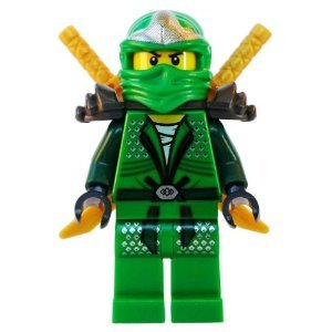 Product Cover Lloyd ZX (Green Ninja) with Dual Gold Swords - LEGO Ninjago